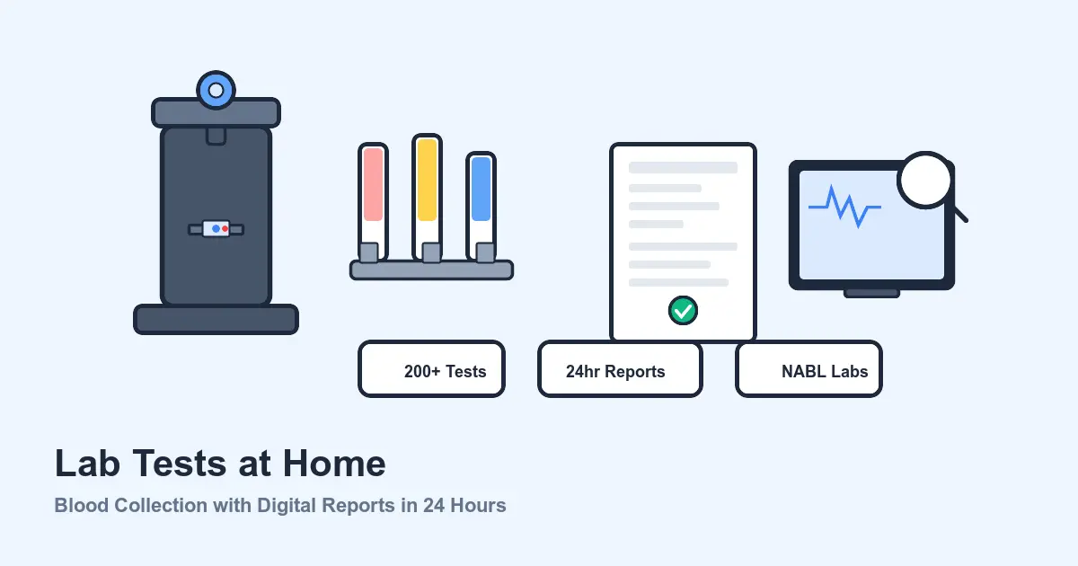 Lab Tests at Home in Gujarat: Blood Collection with Digital Reports in 24 Hours - Aviz Healthcare blog article
